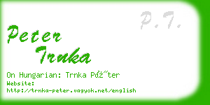 peter trnka business card